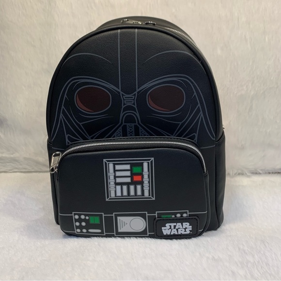 Funko Pop Star Wars Darth Vader Helmet Mini Backpack Cosplay Disney NWT - Picture 5 of 5